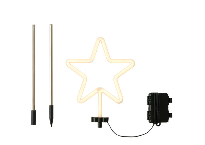 Neonstjerne med 87 LED 19 cm